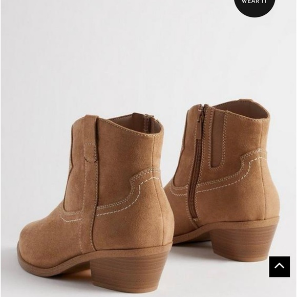 Brand New Taupe Western Booties! - Picture 2 of 2